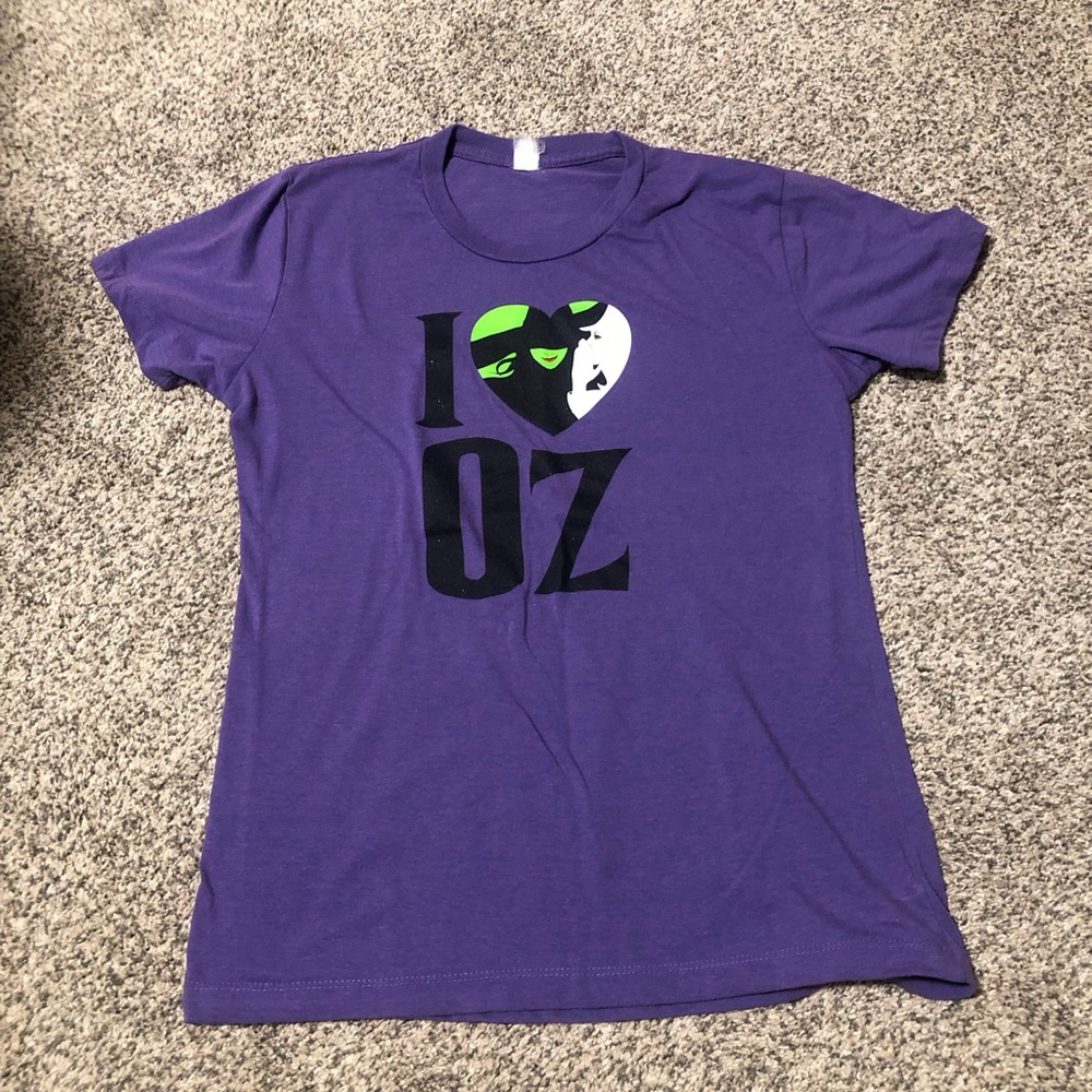 Purple 'I Love Oz' Graphic T-Shirt